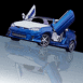 Peugeot 206 blanc-bleu tun�e