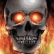 Cr�ne humain et flammes
