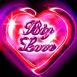 Coeur translucide "Big Love"