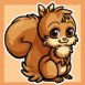 Petit �cureuil mignon