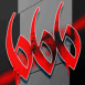 "666" en rouge et noir