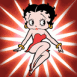Betty Boop en minirobe rouge