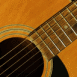 Gros plan d'une guitare s�che