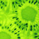 Kiwis en coupe