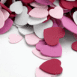 Confettis en forme de coeur
