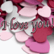 Confettis "I love you!"