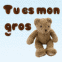 Nounours: "Tu es mon gros nounours"