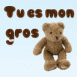 Nounours: "Tu es mon gros nounours"