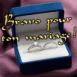 Alliances "Bravo pour ton mariage!"