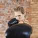 Boxeuse en garde