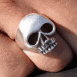 Bague en argent cr�ne