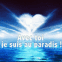 Coeur nuageux "Avec toi je suis au paradis!"