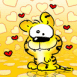 Tigre rigolo amoureux