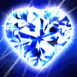 Coeur en diamant bleu scintillant