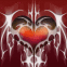 Coeur et motif tribal