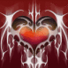 Coeur et motif tribal