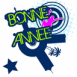"Bonne Ann�e" tendance bleu