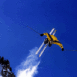 Saut p�rilleux � ski