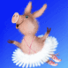 Un cochon ballerine!