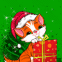 Chaton P�re No�l