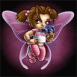 Bébé papillon qui bat des ailes
