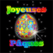 Oeuf "Joyeuses Pâques" qui scintille