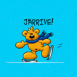 "J'arrive!" � fond la caisse