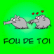 �l�phant amoureux "Fou de toi"
