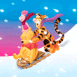 Winnie l'ourson: Descente en luge!