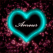 Coeur n�on plein d'Amour