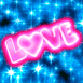 "Love" multicolore clignotant!
