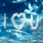 "I Love You" dans les nuages!