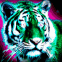 Tigre n�on vert
