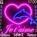 Néon coeur+dauphin