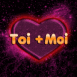Coeur voie lact�e "Toi + Moi"