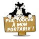 Mouton �nerv�: "Pas touche � mon portable!"