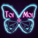 Papillon �tincelant "Toi+Moi"