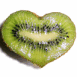 Kiwi en forme de coeur