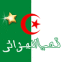 Foot: Drapeau "Viva l'Alg�rie! en arabe