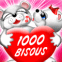 2 Nounours se font 1000 bisous!