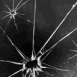 Impacts sur une vitre dans l'obscurit�