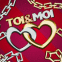 Pendentif dor� "toi+moi"