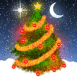 Sapin de Noël au clair de lune