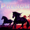 Chevaux qui galopent � la nuit tomb�e