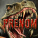 T-Rex attaquant l'�cran