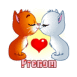 Chats qui se papouillent