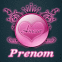 Blason n�on rose "Amour"