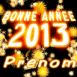 "Bonne année 2013"