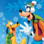 Mickey: Dingo et Pluto font coucou sous la neige