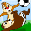 Tic&Tac jouent au football